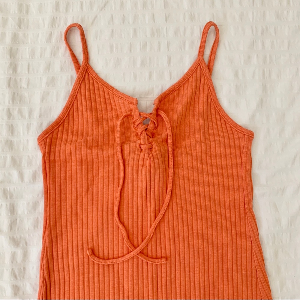 Topshop Tie-up Dress